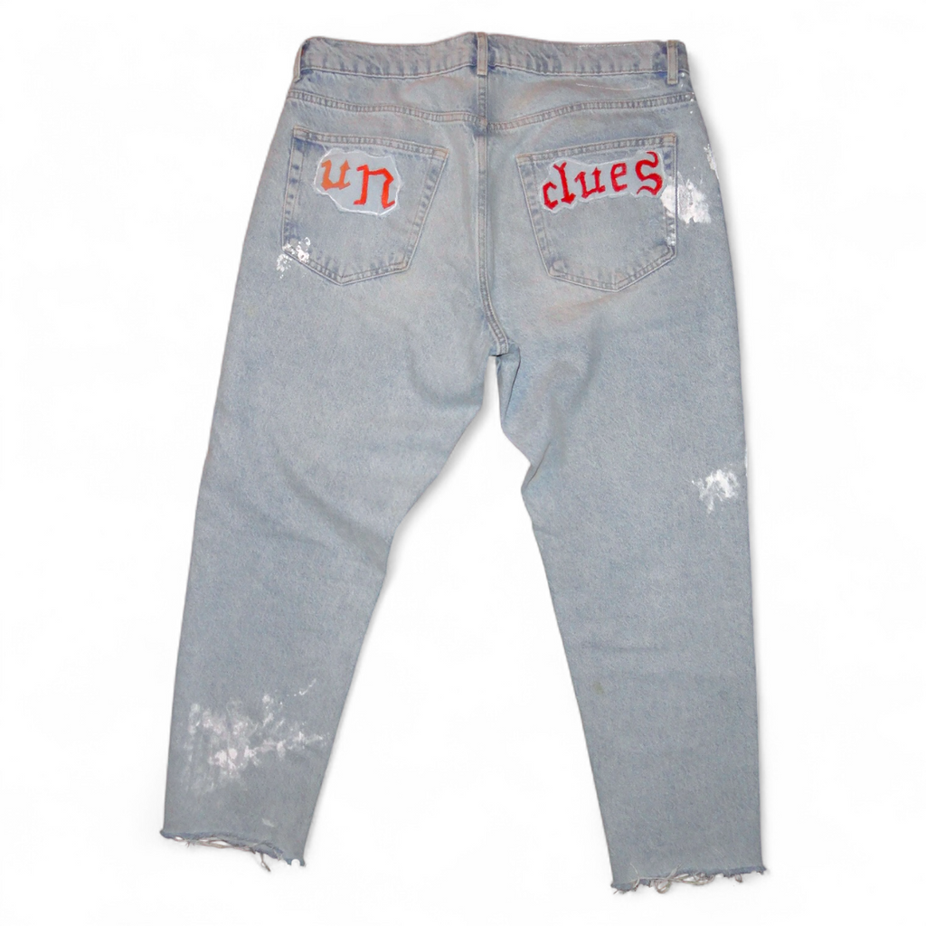Denim Patch Jeans