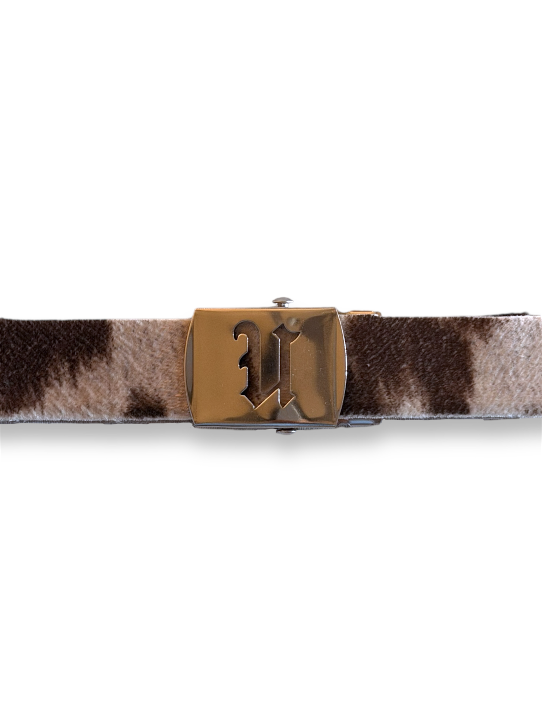 Cow Print Belt